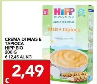 Crema di mais e tapioca bio