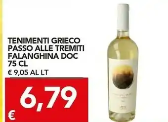 TuoDi Tenimenti grieco passo alle tremiti falanghina doc offerta