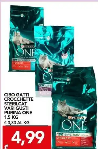 TuoDi Purina one cibo gatti crocchette sterilcat offerta