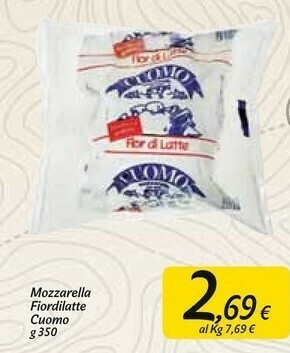 Carrefour Market Mozzarella fiordilatte offerta