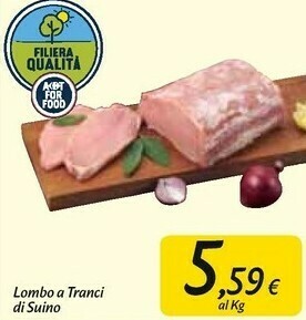 Carrefour Market Lombo a tranci di suino offerta