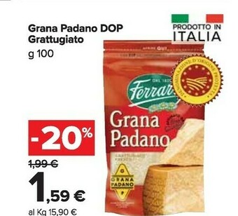 Carrefour Market Grana padano dop grattugiato offerta