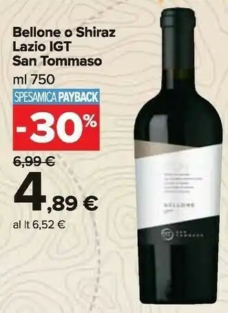 Bellone o shiraz lazio igt