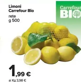 Carrefour Market Carrefour limoni bio offerta