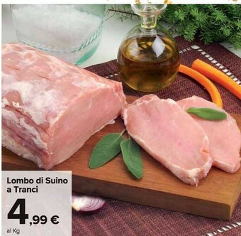 Carrefour Market Lombo di suino a tranci offerta