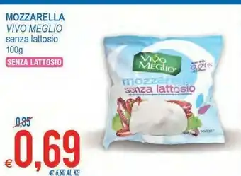 MD Discount Mozzarella senza lattosio 100 g(ml) offerta