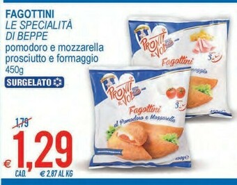 MD Discount Fagottini al pomodoro e mozzarella pronti al volo secondi piatti offerta