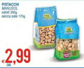 MD Discount Pistacchi tostati e salati 200 g(ml) offerta