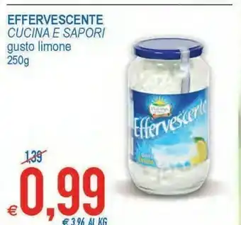 MD Discount Cucina e sapori - effervescente granulare gusto limone 250 g(ml) offerta
