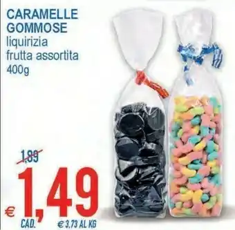 MD Discount Caramelle gommose liquirizia frutta assortita 400 g offerta