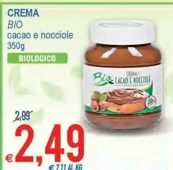 MD Discount Bio - crema di cacao e nocciole biologica 350 g(ml) offerta