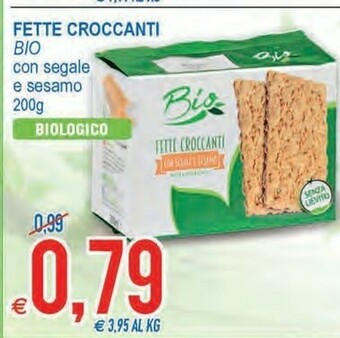MD Discount Bio - fette croccanti con segale e sesamo biologiche 200 g(ml) offerta