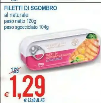 MD Discount Filetti di sgombro al naturale offerta