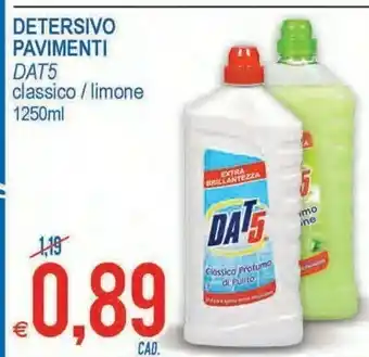 Pulizia pavimenti