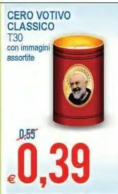 MD Discount Cero votivo classico t30 con immagini offerta