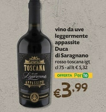 Pam Vino rosso offerta