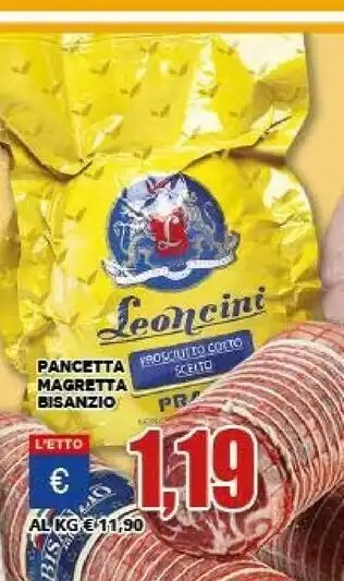 Vivo Supermercati Pancetta magretta offerta