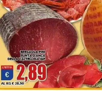 Punta d'anca bresaola pini