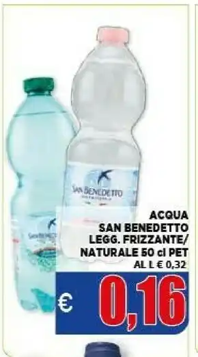 Vivo Supermercati Acqua minerale naturale frizzante 500 g(ml) offerta