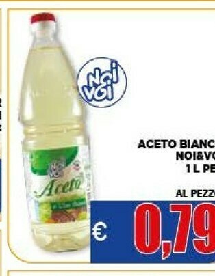 Vivo Supermercati Noi&voi aceto bianco offerta