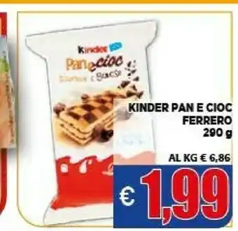 Vivo Supermercati Kinder pan e cioc offerta
