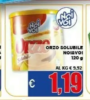 Vivo Supermercati Noi&voi orzo solubile offerta