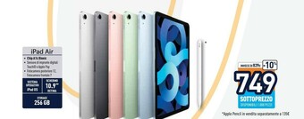 Unieuro Ipad air offerta