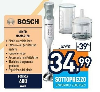 Unieuro Mixer msm66120 offerta