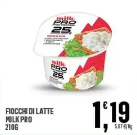 Interspar FIOCCHI DI LATTE MILK PRO 210 g offerta