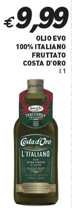 Coal OLIO EVO 100% ITALIANO FRUTTATO COSTA D'ORO L 1 offerta