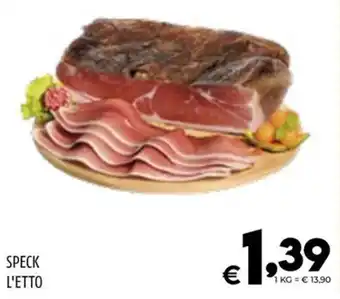 Il Centesimo SPECK L'ETTO offerta