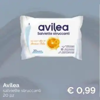 Prodet Avilea salviette struccanti 20 pz offerta