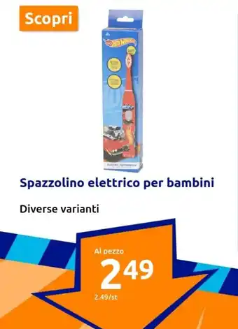Action Spazzolino elettrico per bambini offerta
