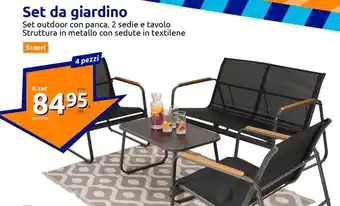 Action Set da giardino offerta