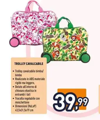 Unieuro TROLLEY CAVALCABILE offerta