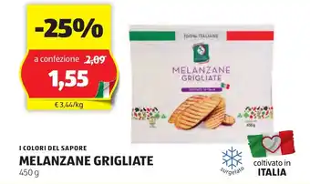 ALDI I COLORI DEL SAPORE MELANZANE GRIGLIATE 450 g offerta