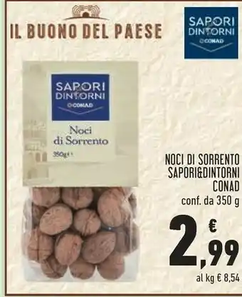 Conad sapori dintorni noci di sorrento 350 g
