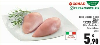 Conad City Conad - petto di pollo a fette offerta