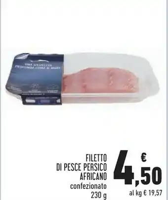 Conad City Africano filetto di pesce persico offerta