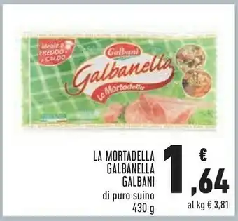 Conad City La mortadella galbanella offerta