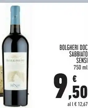 Conad City Bolgheri doc sabbiato offerta