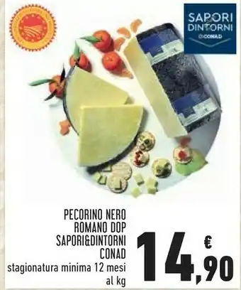 Conad City Pecorino nero sapori & dintorni offerta