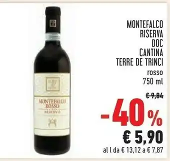 Conad City Cantina terre de trinci montefalco offerta