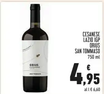Conad City San tommaso cesanese lazio igp offerta