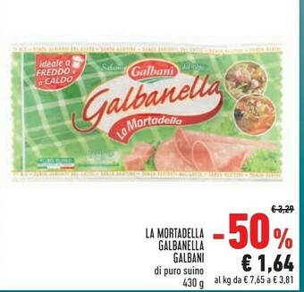 Conad Superstore Galbanella la mortadella 430 g(ml) offerta