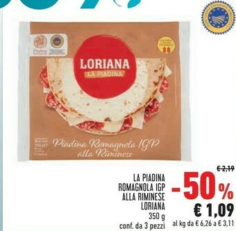 Conad Superstore La piadina 350 g(ml) offerta