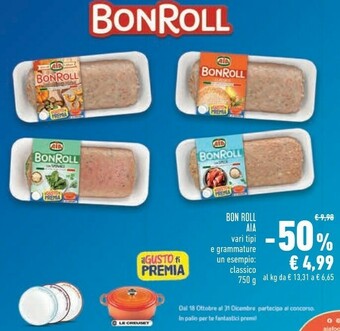 Conad Superstore Bon roll con spinaci 750 g(ml) offerta