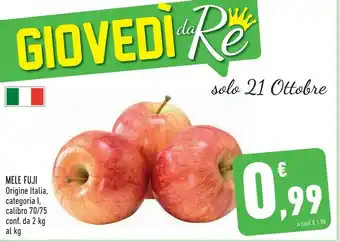 Conad Superstore Mele fuji calibro 80 2000 g offerta