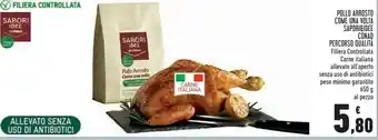 Conad Superstore Conad pollo arrosto come una volta carne italiana allevato senza uso di antibiotici offerta