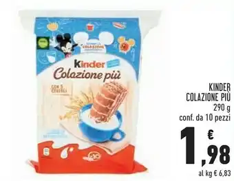 Conad Superstore Kinder colazione più 290 g(ml) offerta